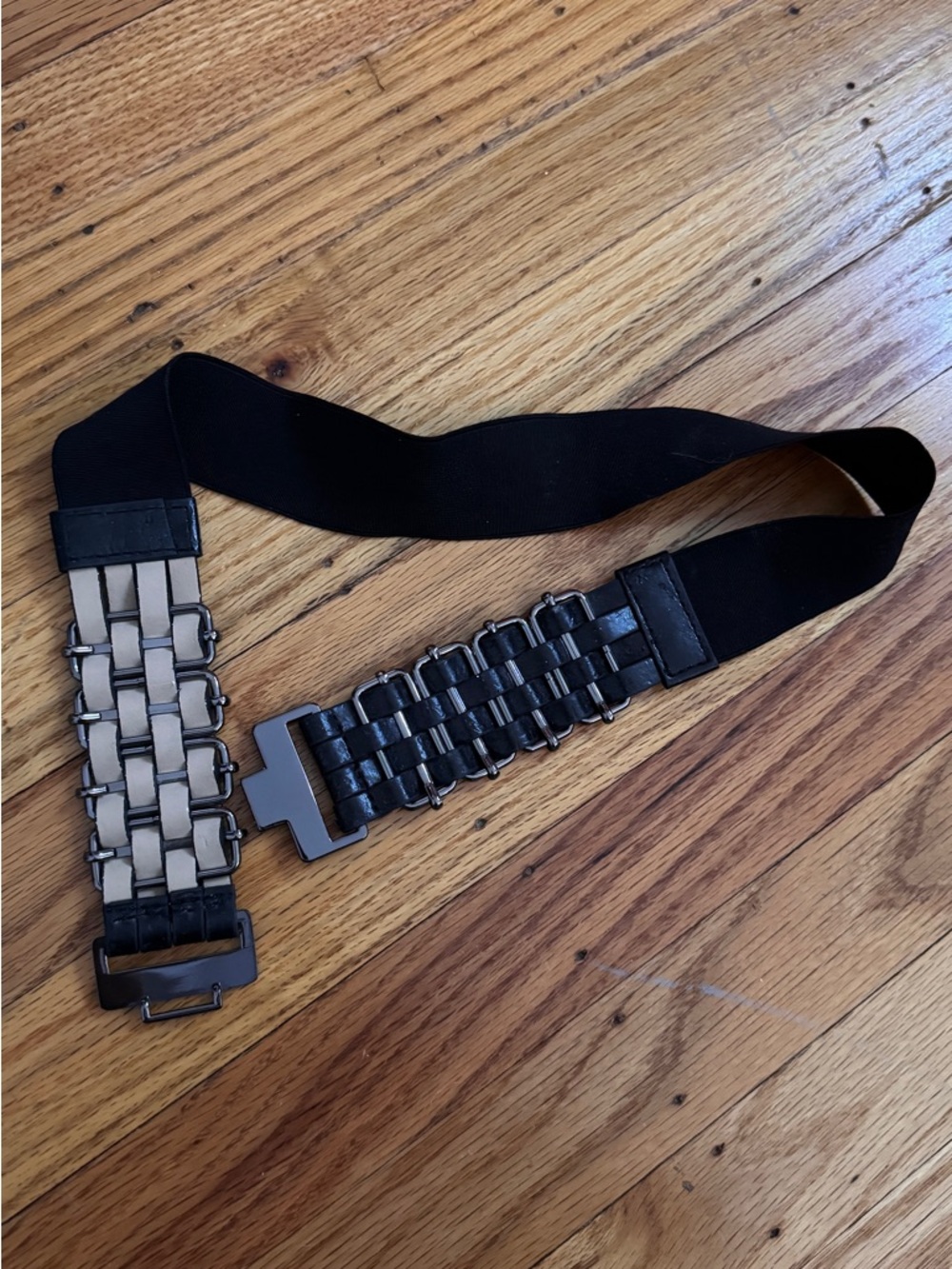 Black Stretch Waist Belt